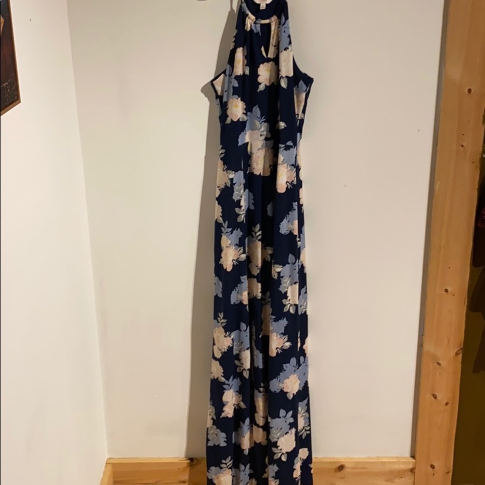 floral maxi dress
